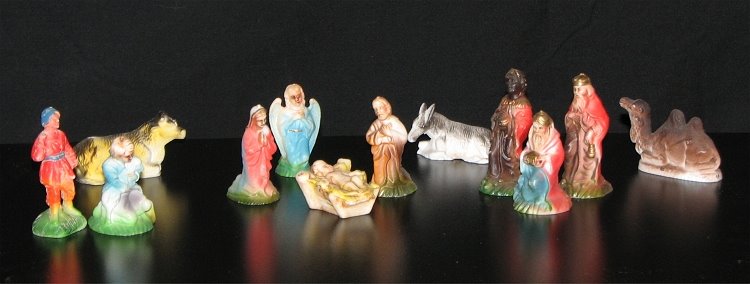 Shiny Brite Nativity