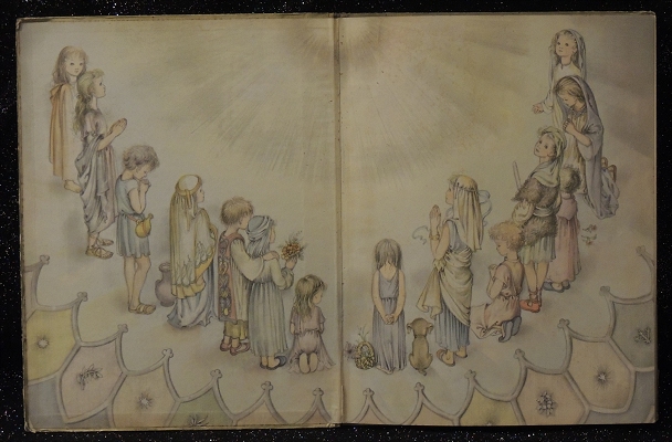 A Child's Story of the Nativity - Inside Cover