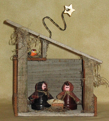 Flower Pot Nativity