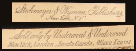 Strohmeyer & Wyman - Underwood & Underwood