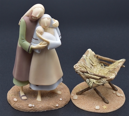 Holy Family and Manger