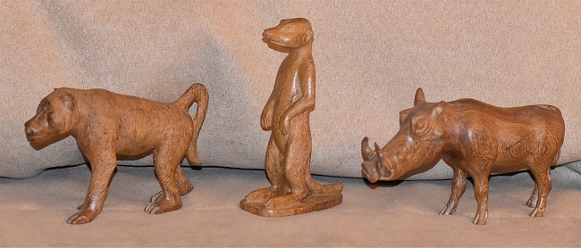 Baboon, Meerkat, Warthog